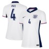 Camiseta de fútbol Inglaterra Rice 4 Primera Equipación Euro 2024 - Mujer